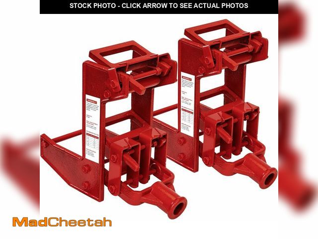 Lot 74-13708995 - 2 Pack Wall Jack, Portable Wall Jacks for Framing, Use with 1-1/2 X 3-1/2 in Fir Poles Or 1 in Od St...