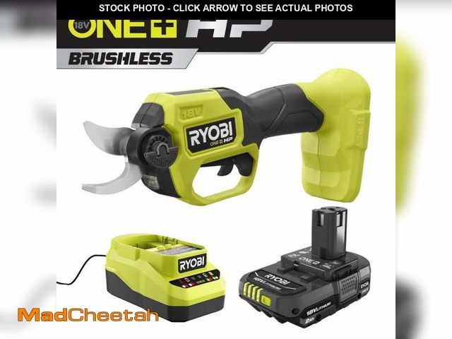 Lot 74-12463940 - RYOBI ONE+ HP 18V Brushless Cordless Pruner with 2.0 Ah Battery and Charger - UNUSED