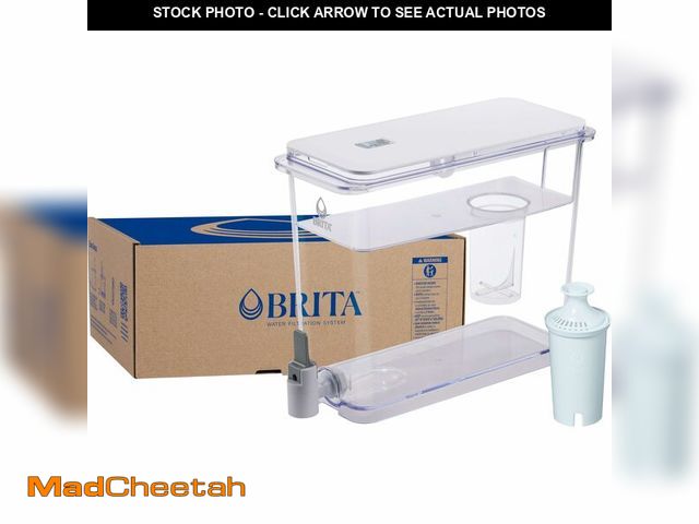 Lot 74-12699059 - Brita UltraMax Large Water Dispenser with 1 BritaPlus Filter, 27 Cup, White (Package May Vary) - UNU...