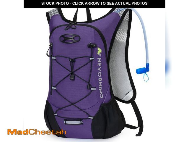 Lot 74-14299168 - Lightweight Hydration Backpack, Running Backpack with 2L Water Bladder, Hydro Water Daypack for Cycl...