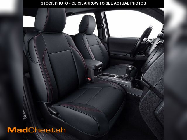 Lot 74-13710063 - LUCKYMAN CLUB Tacoma Custom Fit Seat Covers for 2024 2025 Tacoma Crew Cab with Faux Leather (Black &...
