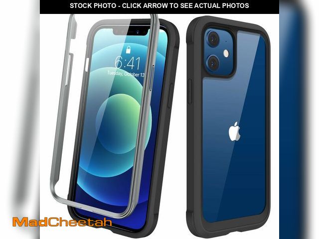Lot 74-12435083 - Diaclara Designed for iPhone 12/12 Pro Case, Full Body Rugged with Built-in Touch Sensitive Anti-Scr...