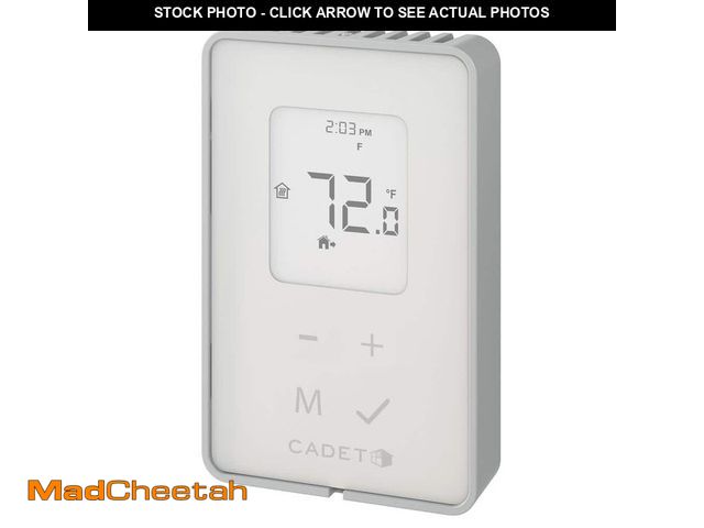 Lot 74-13001489 - Cadet Double-pole 15 Amp Line Voltage 120/240-volt TEP Series 5-2 Day Electronic Programmable Thermo...