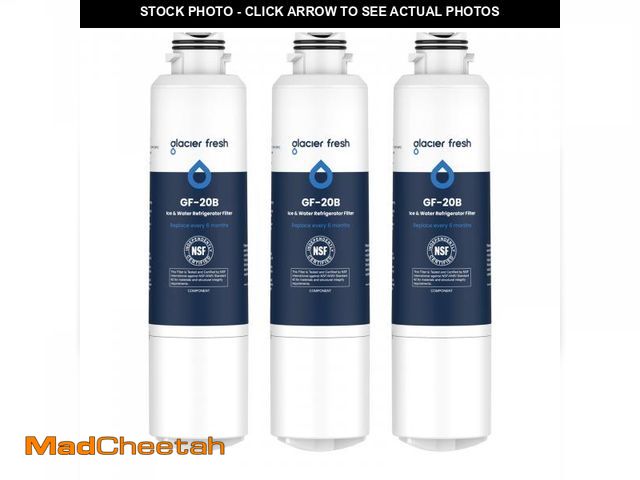 Lot 74-12436516 - GLACIER FRESH Compatible with Samsung DA29-00020B Refrigerator Water Filter, DA29-00020A/B, DA29-000...