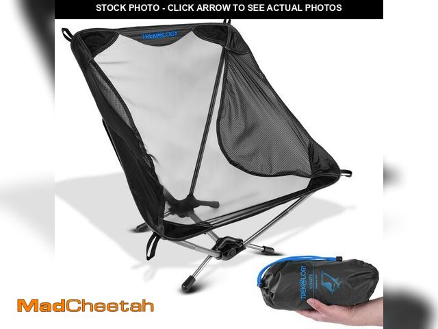 Lot 74-12460316 - TREKOLOGY Ultralight Beach Chair, Lightweight Camping Chair for Backpacking, Hiking, and Travel - YI...