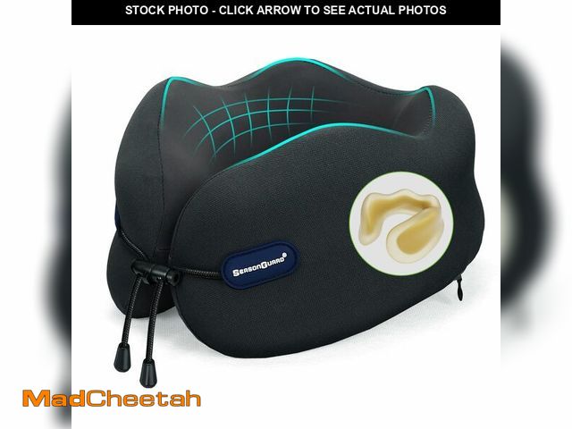 Lot 74-13548164 - Season Guard Travel Pillow, Head Support Neck Pillow for Traveling, Pure Memory Foam Travel Pillows ...