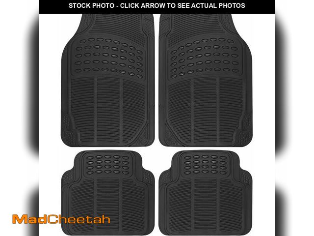 Lot 74-13835550 - BDK Floor Mats, 4-Piece All-Weather Car Mat with Universal Fit Design, Durable Rubber Car Floor Mats...
