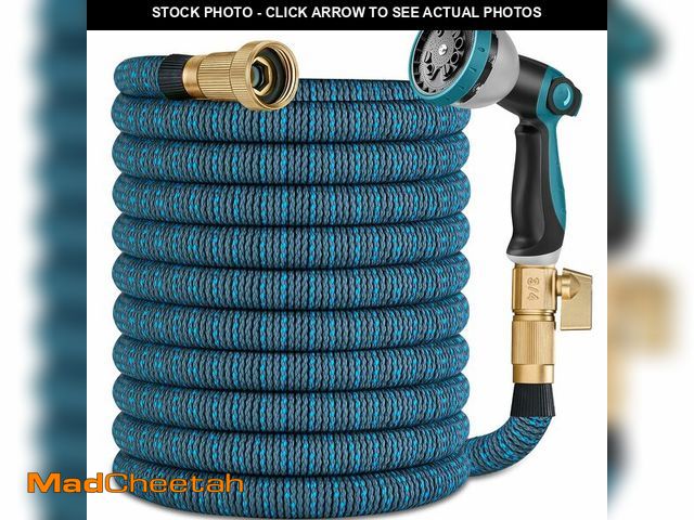 Lot 74-14043869 - 100FT Garden Hose -2026 Newly Upgraded Expandable Garden Hoses with 10 Function Spray Nozzle, Extra ...
