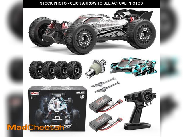 Lot 74-12049856 - HYPER GO H16PL 1/16 RTR Brushless RC Buggy, Fast RC Cars for Adults, Max 38 mph RC Truck, 4WD High S...