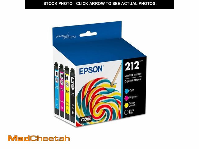 Lot 74-14425825 - EPSON 212 Claria Ink Standard Capacity Black &amp; Color Cartridge Combo Pack (T212120-BCS) Works wi...