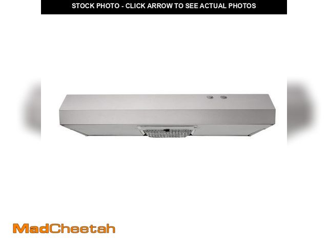 Lot 74-14559329 - Vissani Arno 30 in. 240 CFM Convertible Under Cabinet Range Hood in Stainless Steel with Lighting an...