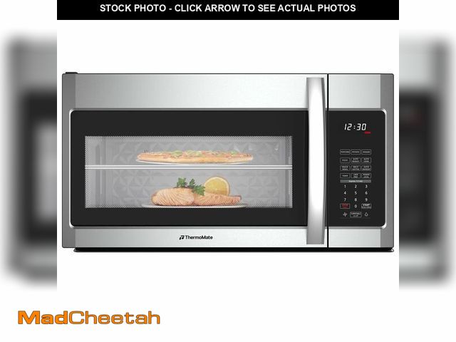 Lot 74-13638304 - 30" Over the Range Microwave Oven, ThermoMate 1.9 Cu. Ft. Capacity Microwave Over the Stove with One...