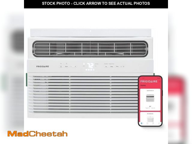 Lot 74-14343004 - Frigidaire 8,000 BTU Window Air Conditioner Cools 350 sq. ft. with WiFi with Remote in White 115V - ...