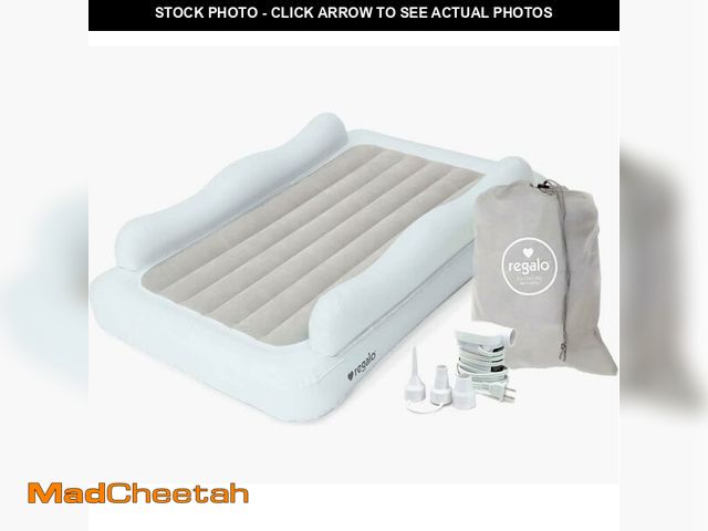 Lot 74-12881171 - Regalo Inflatable Toddler Travel Bed - USED