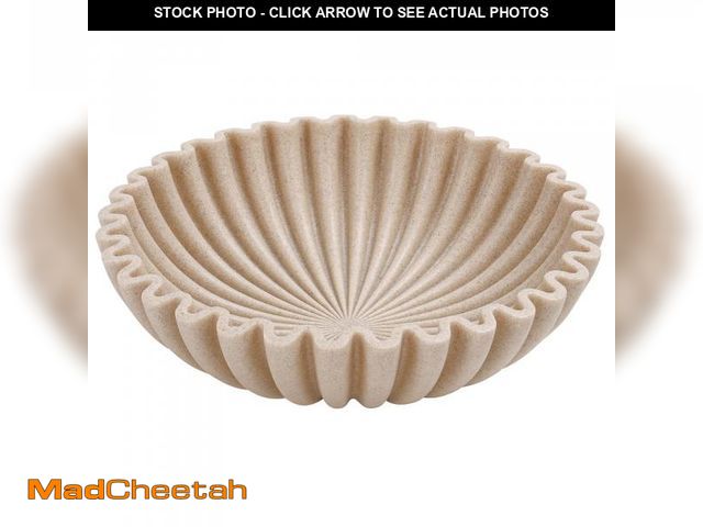 Lot 74-12123523 - YMXYJM Large Decorative Bowl, Modern Handicraft Bowls for Home Decor, Decorative Fruit Bowl for Kitc...