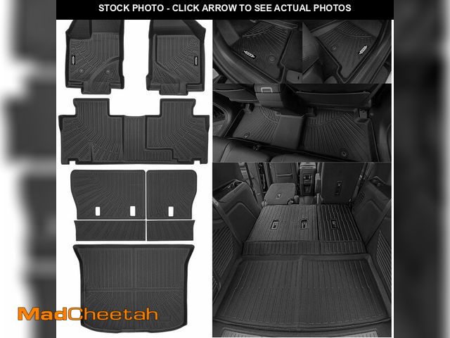 Lot 74-13710244 - NQOQN Floor Mats for 2024-2026 Chevy Traverse/2024-2026 GMC Acadia 8 Seat 2nd Row Bench Seat Floor M...
