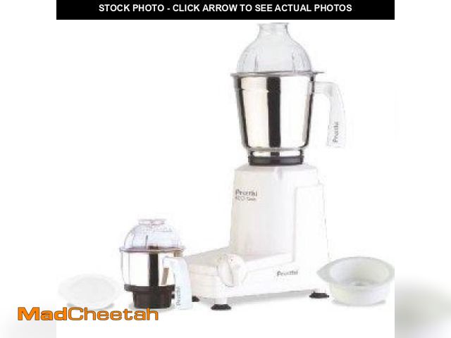 Lot 74-12418164 - Preethi Eco Twin Jar Mixer Grinder  550-Watt for USA &amp; Canada - UNUSED