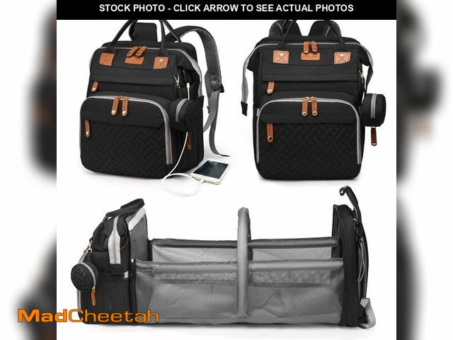 Lot 74-14144780 - Astro alan Baby Diaper Bag with Changing Station, Waterproof Diaper Bag Backpack for Moms Dads with ...