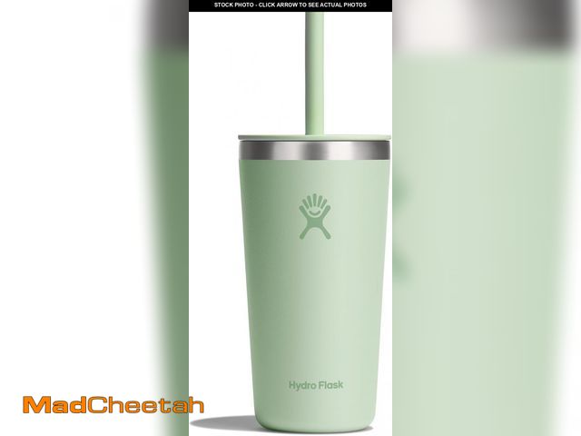 Lot 74-12366053 - Hydro Flask 20 Oz All Around Tumbler Straw Lid Aloe - UNUSED