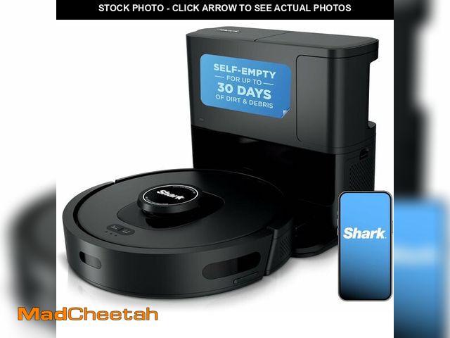 Lot 74-14067595 - Shark AV2501S AI Ultra Robot Vacuum, with Matrix Clean, Home Mapping, 30-Day Capacity HEPA Bagless S...