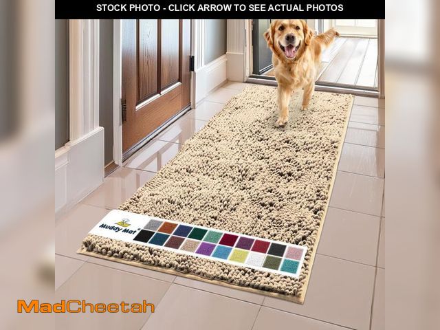 Lot 74-12218759 - Muddy MatÃÂ® Shown on TV Ã¢â¬â Super Absorbent Microfiber Dog Door Mat for Muddy Paws, Non-Slip ...