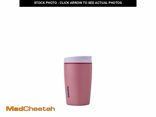 Lot 74-12606271 - Owala SmoothSip Slider Insulated Stainless Steel Coffee Tumbler, Reusable Iced Coffee Cup, Hot Coffe...