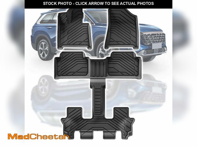 Lot 74-14086113 - Floor Mats for Hyundai Santa Fe 2024-until now (Fit Gas &amp; Hybrid) All Weather TPE Custom Fit Flo...