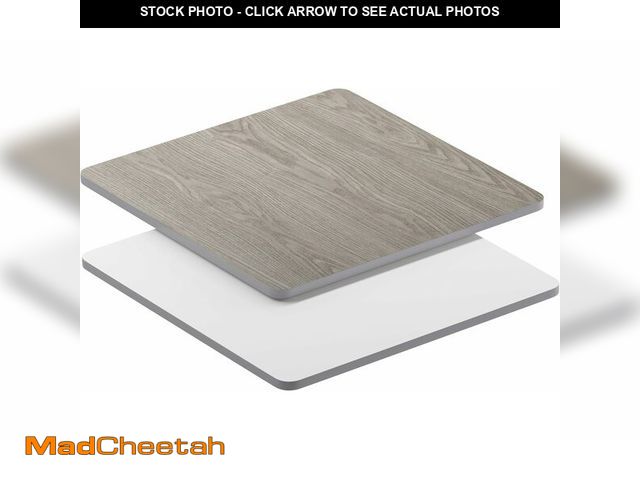 Lot 74-14068063 - Flash Furniture Glenbrook 36" Square Table Top with White or Gray Reversible Laminate Top - UNUSED