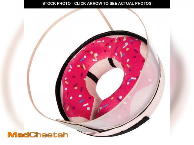 Lot 74-12048383 - CNEO Inflatable Dog Cone Collar with Detachable Enhanced Anti-Licking Shield, Soft Neck Donut Collar...