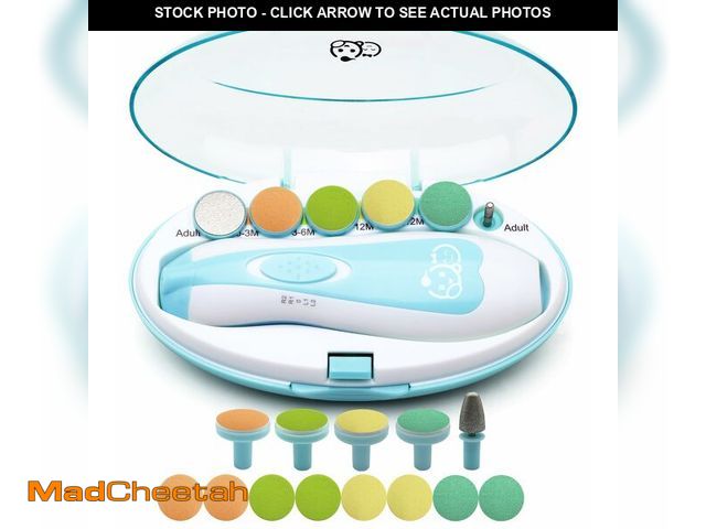 Lot 74-12450863 - Baby Nail Trimmer 21 in 1, Usage Labeled Case &amp; 13 Extra Replacement Tools, Royal Angels Baby El...