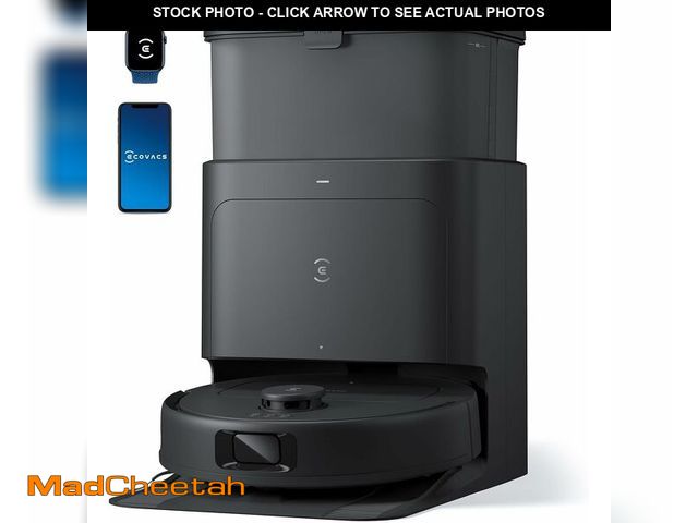 Lot 74-13382286 - ECOVACS DEEBOT N30 Omni Robot Vacuum and Mop, 10000Pa Suction, TruEdge Adaptive Edge Mopping, ZeroTa...