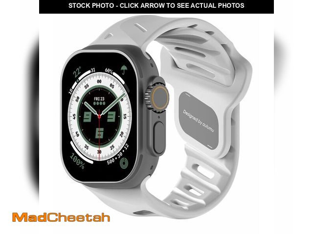 Lot 74-12709480 - Aulumu A02 Sports Watch Band | Fluoroelastomer | for Apple Watch 42/44/45/46/49 mm | Fashions Waterp...