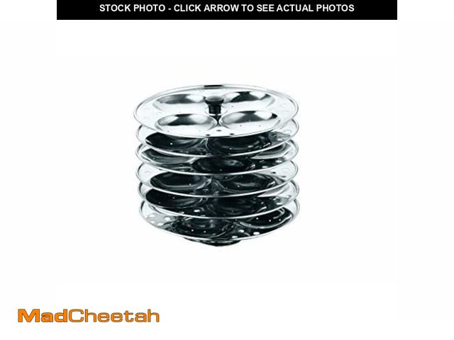 Lot 74-14066073 - Vinod Stainless Steel Idli Stand Ã¢â¬â 6 Tier Stand Ã¢â¬â Makes up to 24 Idlis Ã¢â¬â Dust R...
