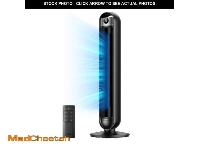 Lot 74-12591985 - DREO 36 in. 6-Speed Tower Fan, 25 DB Quiet Portable Fan, DC Motor, 90ÃâÃÂ° Oscillating with Remo...