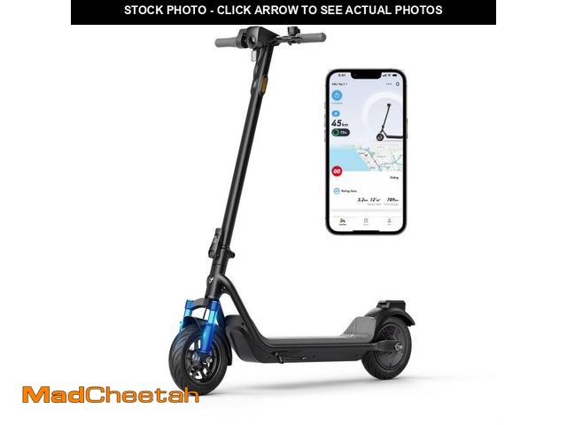 Lot 74-12299487 - NIU Electric Scooter for Adults - Front Suspension, 600W Max Power, 18 Miles Range, Max Speed 17.4MP...