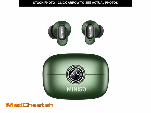Lot 74-14279709 - MINISO MS105 AI Translation Earbuds Real Time, Translator Earbuds Support 134 Languages with APP, Bl...