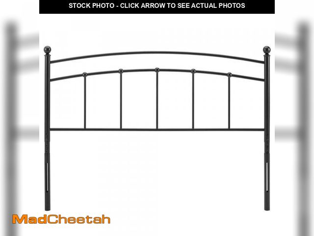 Lot 74-12253637 - MODWAY Abigail Black Twin Metal Headboard - UNUSED