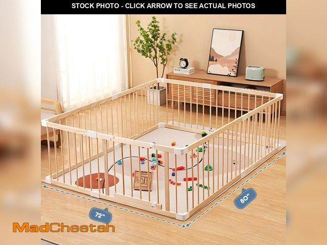 Lot 74-12465681 - HARPPA Baby Gate Playpen Baby Fence for Babies and Toddlers  Baby Play Yards for Play Area  XXL-Larg...
