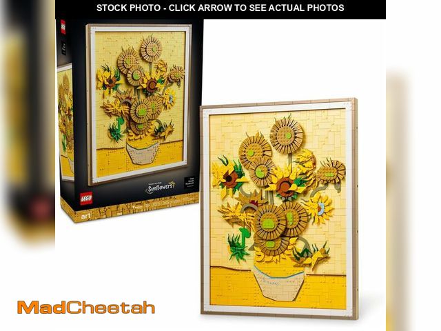 Lot 74-11915785 - LEGO Art Vincent Van Gogh - Sunflowers Building Set for Adults - Wedding Decor Idea - Brick Built Pa...