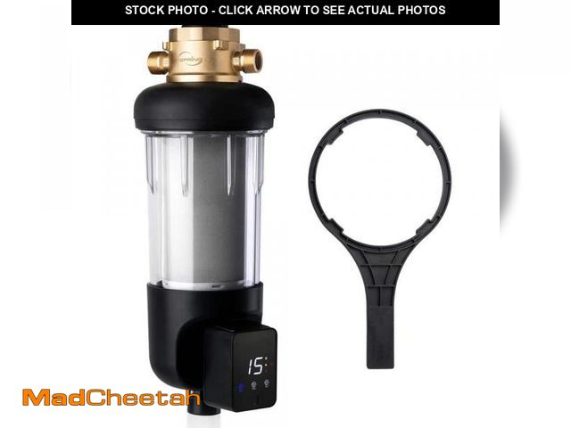 Lot 74-12090993 - ISPRING NSF-Certified 50-Micron Jumbo Auto-Flush Spin Down Sediment Water Filter w/ Bypass, 1 in. MN...