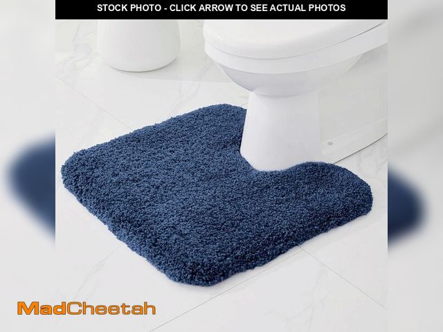 Lot 74-14480409 - Ruggnovea Toilet Rugs U Shaped Washable, 24x22 Contour Bath Rugs for Toilet, Luxury Ultra Soft Micro...