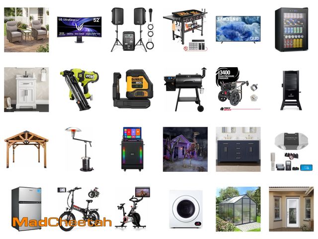 MadCheetah Holland - Overstock, Returns - Home Furnishings, Sports Equipment, Tools and Home Improvement - June 18, 2026