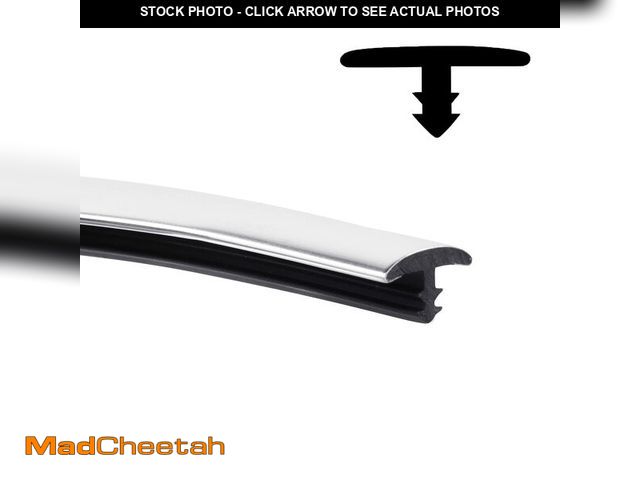 Lot 74-13954146 - SBWLKJ 29FT T-Molding Chrome Trim Moulding 1/2"(12mm) Flexible Polyethylene Center Barb Tee Moulding...