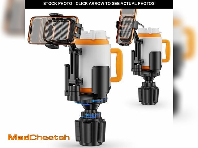 Lot 74-14212420 - Phone Holders for Your Car, 2 in 1 Cup Holder Phone Mount with Expander, Secure Hold, Adjustable Bas...