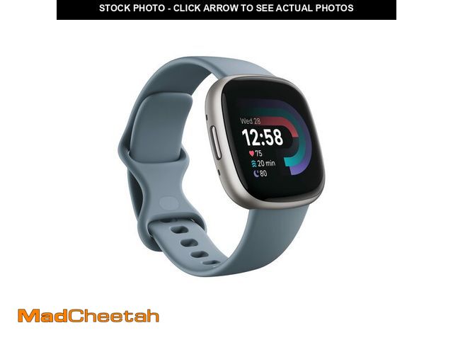 Lot 74-14267095 - Fitbit Versa 4 Fitness Smartwatch with Daily Readiness - 3-Month Google Health Premium Membership In...
