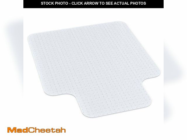 Lot 74-12549255 - GPED Office Carpet Chair Mat, 36" x 48" Carpet Protector Mat with Lip for Home, Gaming Floor - UNUSE...