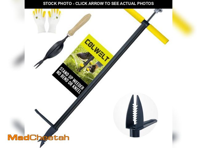 Lot 74-12481662 - Colwelt No Bending Stand up Weed Puller with Long Handle 40'', Weeder Tool for Dandelion - UNUSED