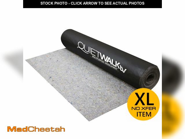 Lot 74-13645349 - QuietWalk LV 360 Sq Ft Flooring Underlayment for Luxury Vinyl, Laminate &amp; Engineered Wood, LVT, ...