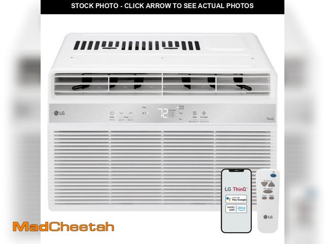 Lot 74-12162014 - (DENTED) LG LW8024RSMX Window Conditioner, Wi-Fi Enabled w/Remote, 350 Sq.Ft, 4-Way Air Deflection, ...