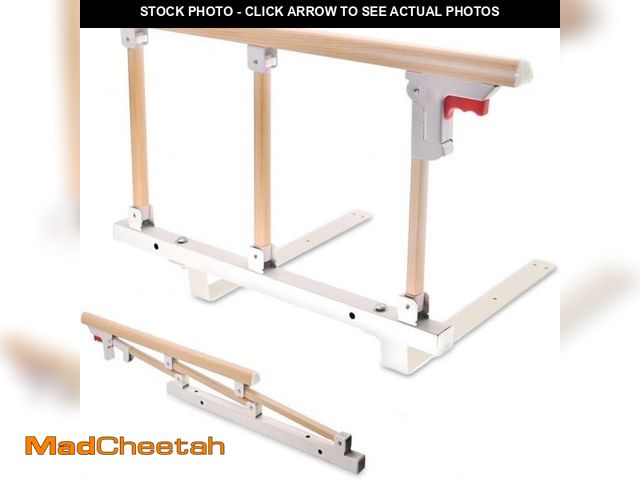 Lot 74-12270915 - Bed Rails for Elderly Adults, Folding Bedside Assist Rail with Handle - UNUSED